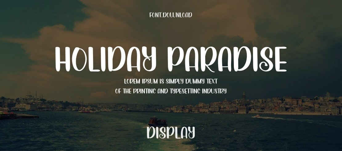 Holiday Paradise Font