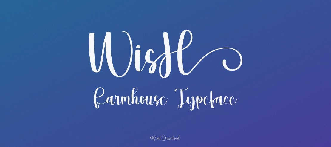 WisH Farmhouse Font