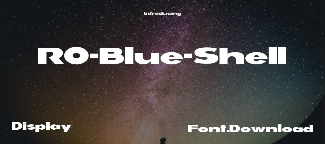 RO-Blue-Shell Font