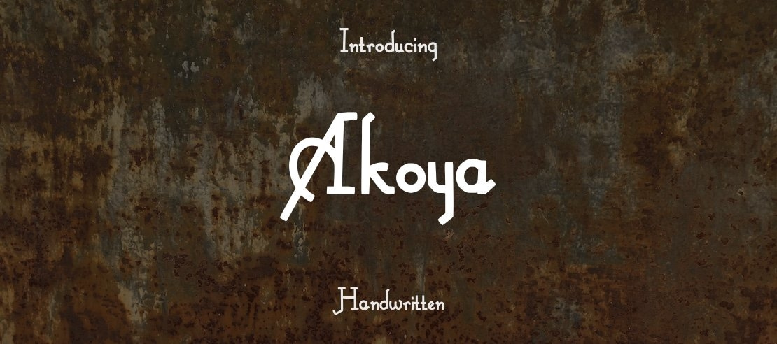 Akoya Font