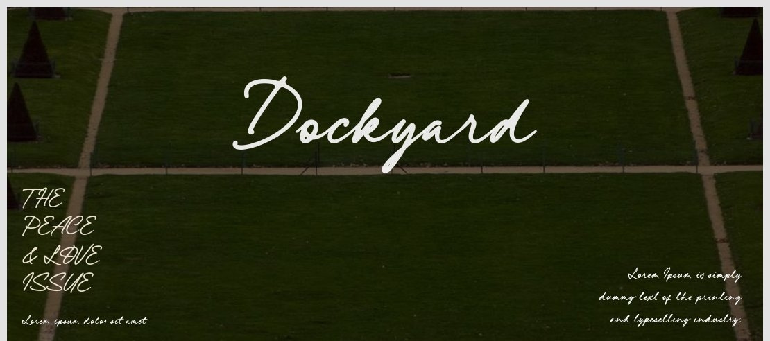 Dockyard Font