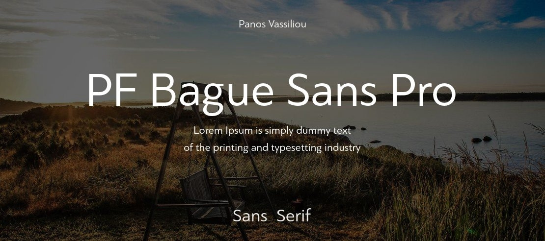 PF Bague Sans Pro Font Family