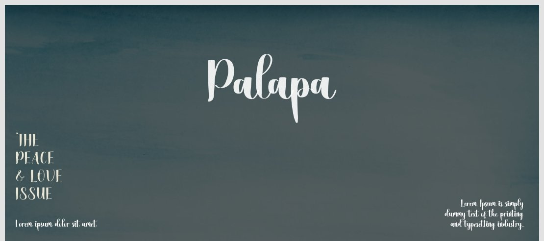 Palapa Font