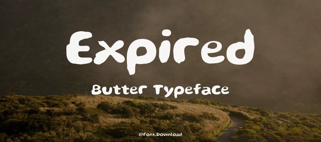 Expired Butter Font