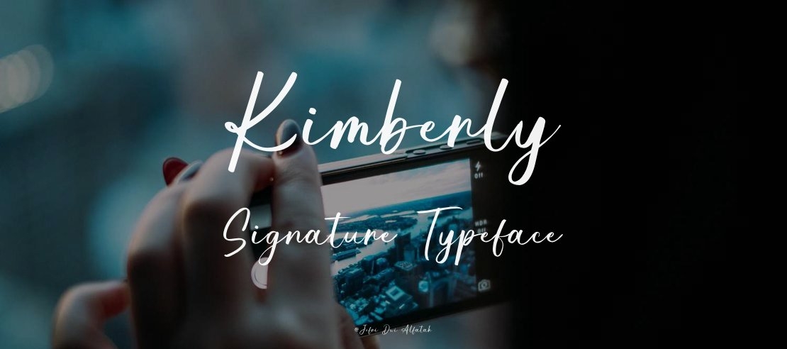 Kimberly Signature Font