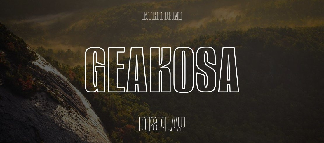 Geakosa Font