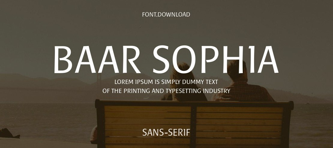 Baar Sophia Font