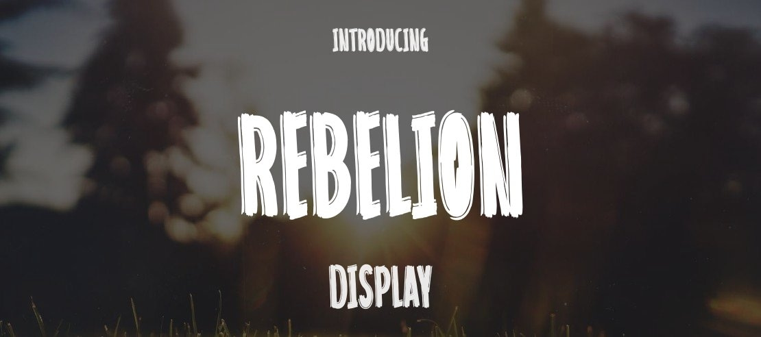 Rebelion Font