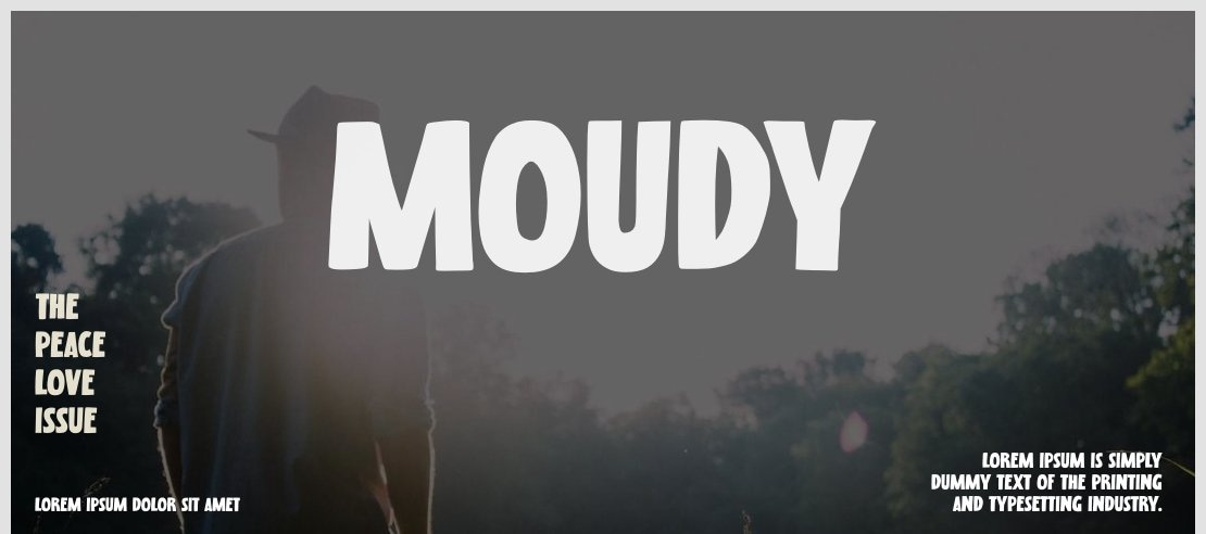 Moudy Font