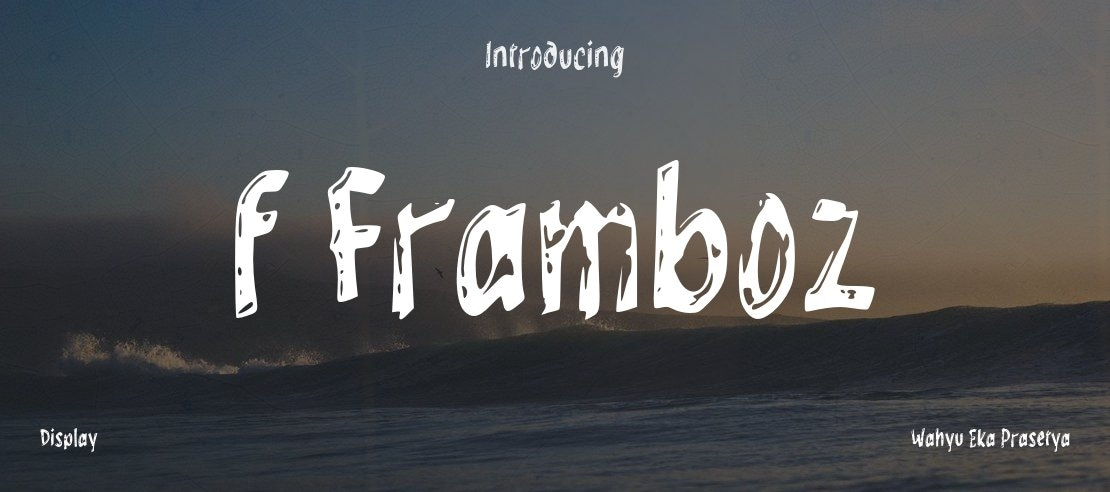 f Framboz Font