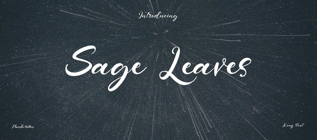 Sage Leaves Font