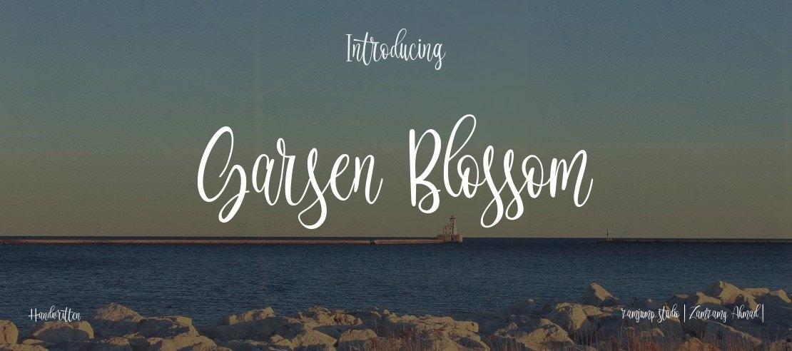 Garsen Blossom Font