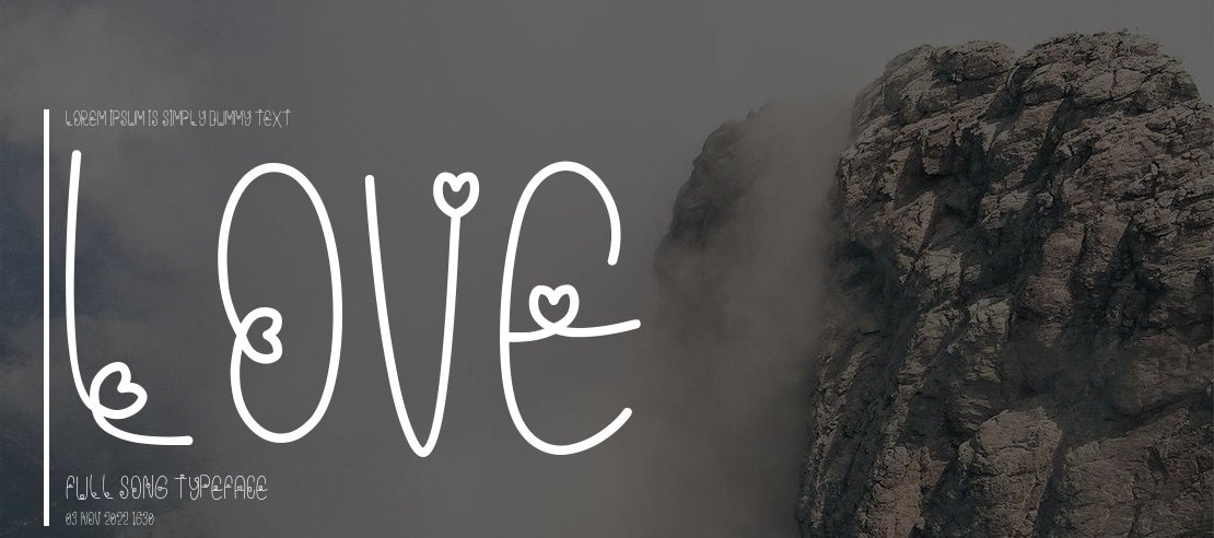 LOVE full song Font