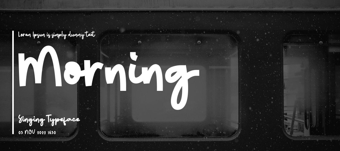 Morning Singing Font