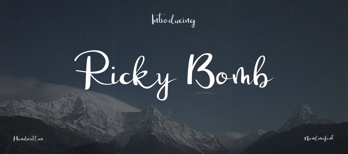 Ricky Bomb Font