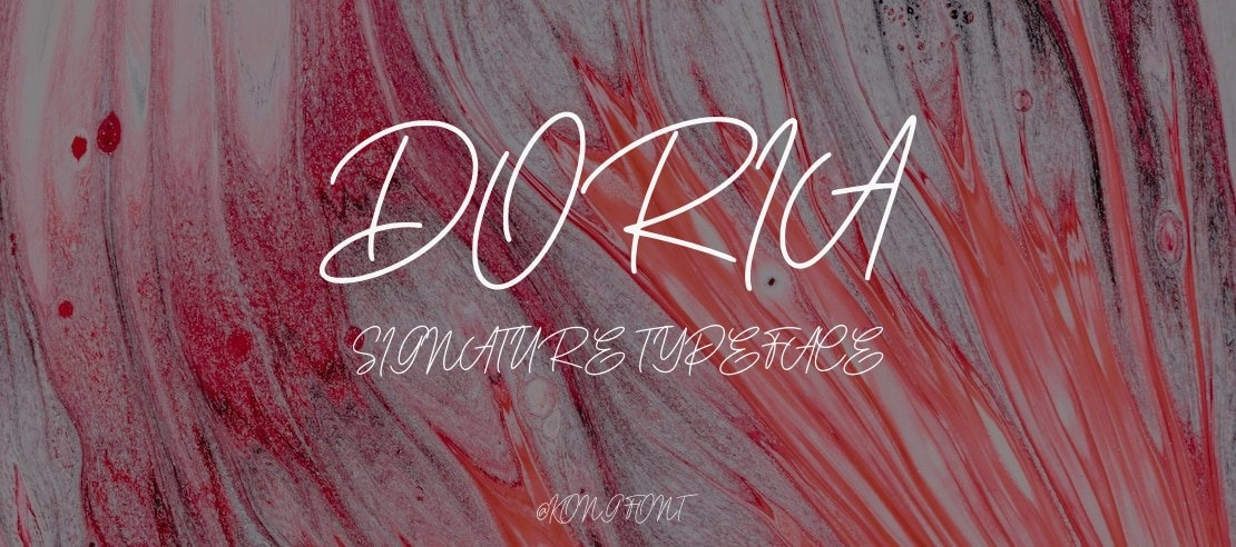 Doria Signature Font