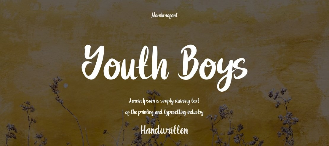 Youth Boys Font