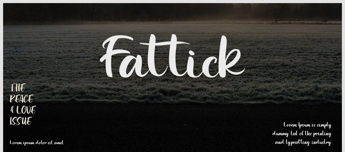 Fattick Font