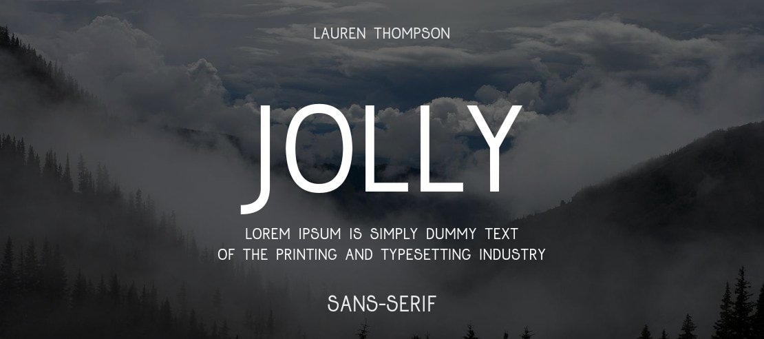 Jolly Font Family