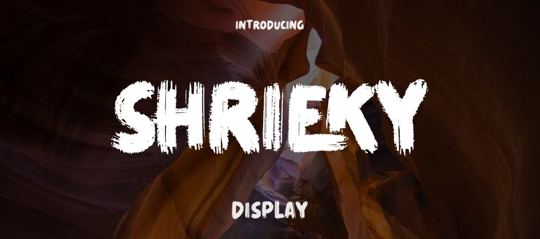 shrieky Font