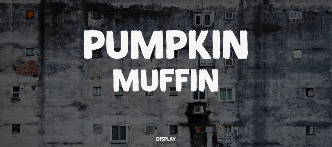 Pumpkin Muffin Font