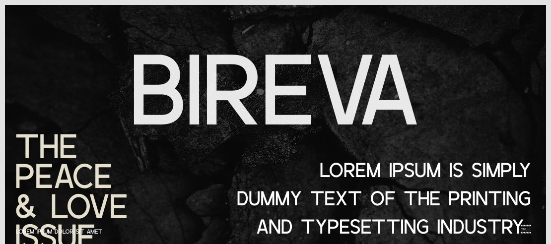 BIREVA Font