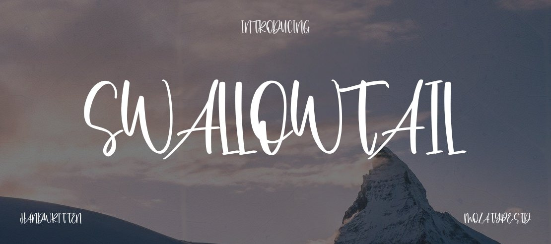 swallowtail Font