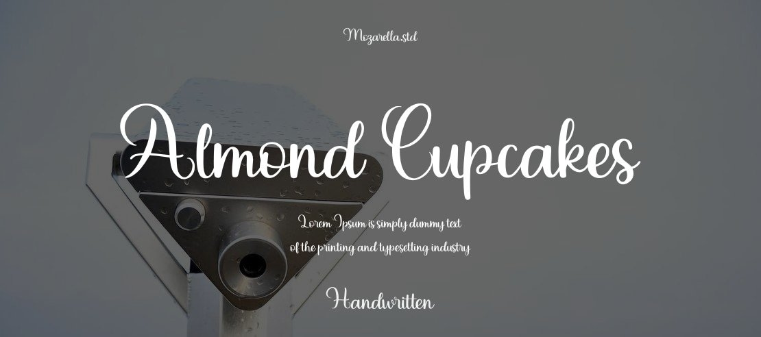 Almond Cupcakes Font