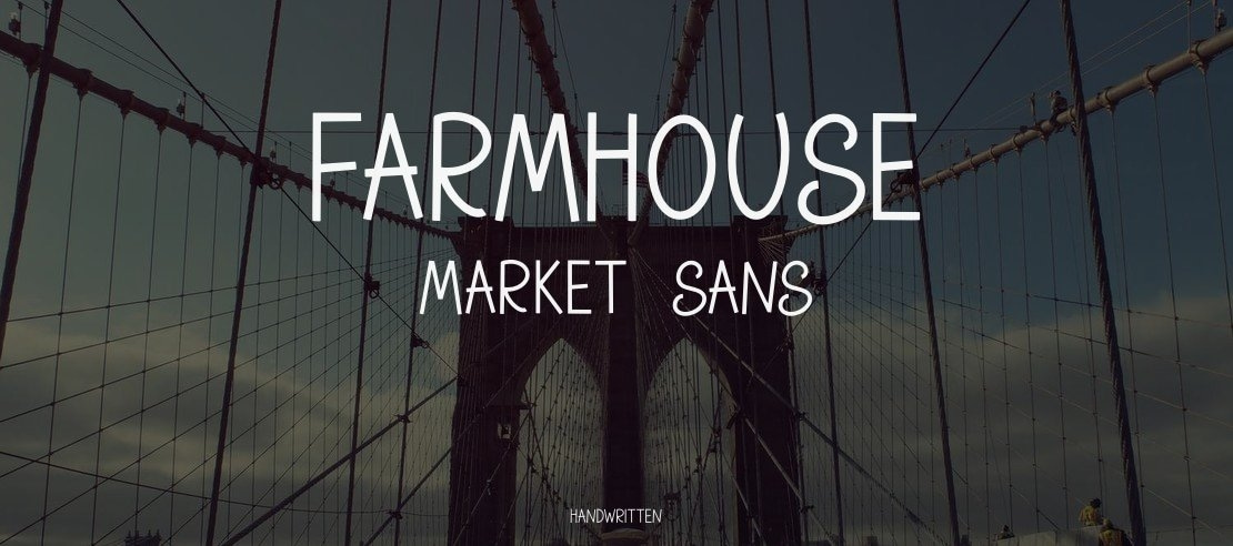 Farmhouse Market Sans Font