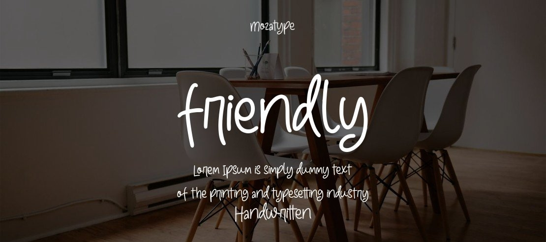 friendly Font