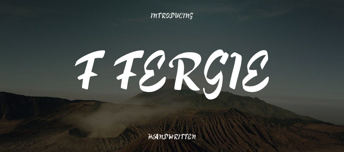 f Fergie Font