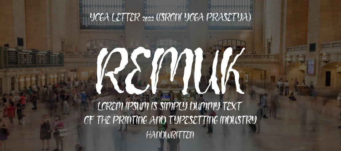 Remuk Font