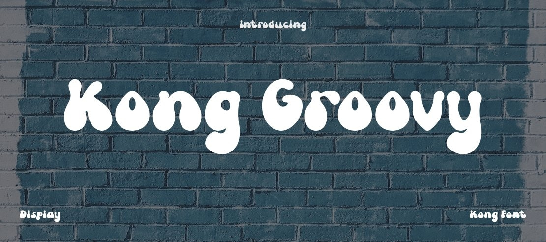 Kong Groovy Font