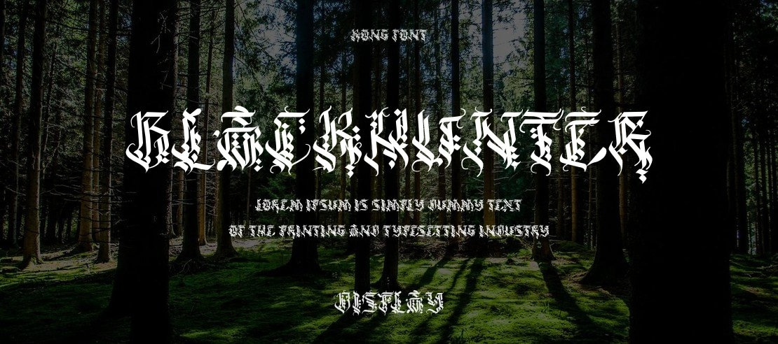 Blackhunter Font