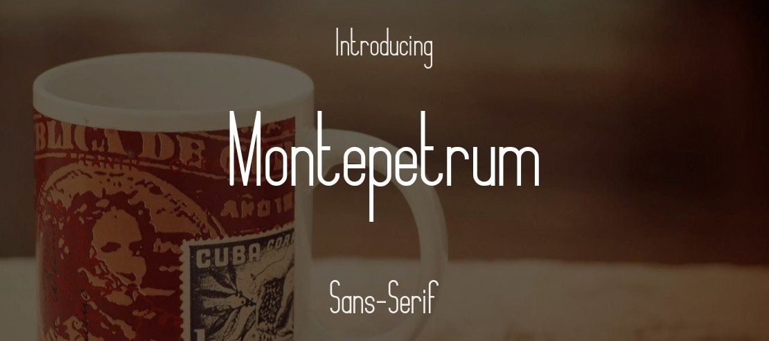 Montepetrum Font Family