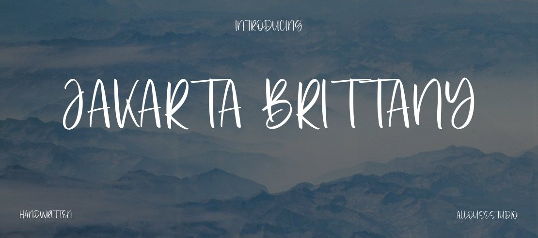 Jakarta Brittany Font