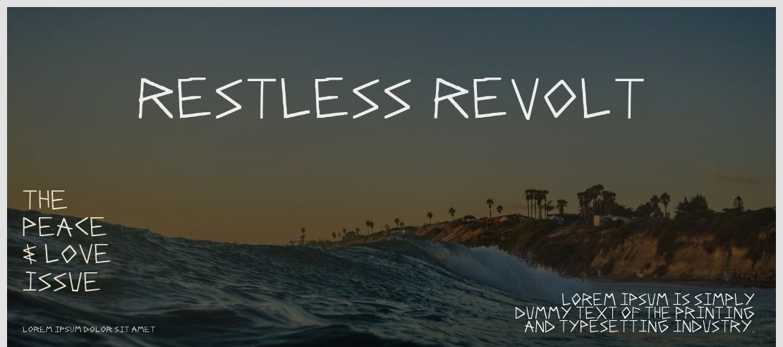 Restless-Revolt Font