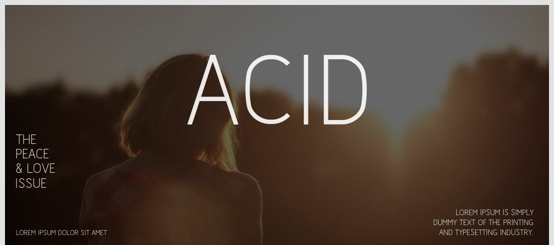 Acid Font Family