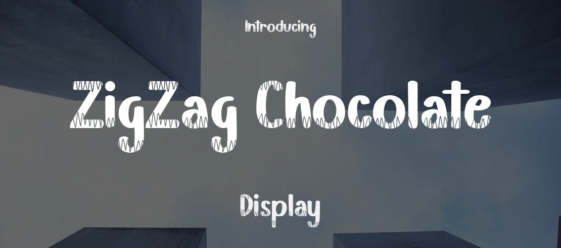 ZigZag Chocolate Font