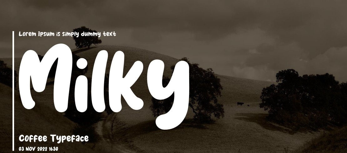 Milky Coffee Font