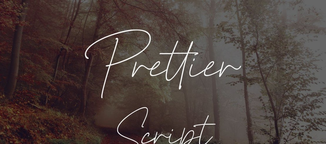 Prettier Script Font