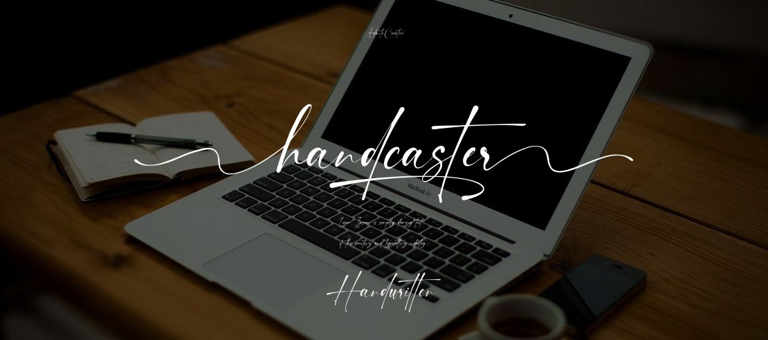 Handcaster Font