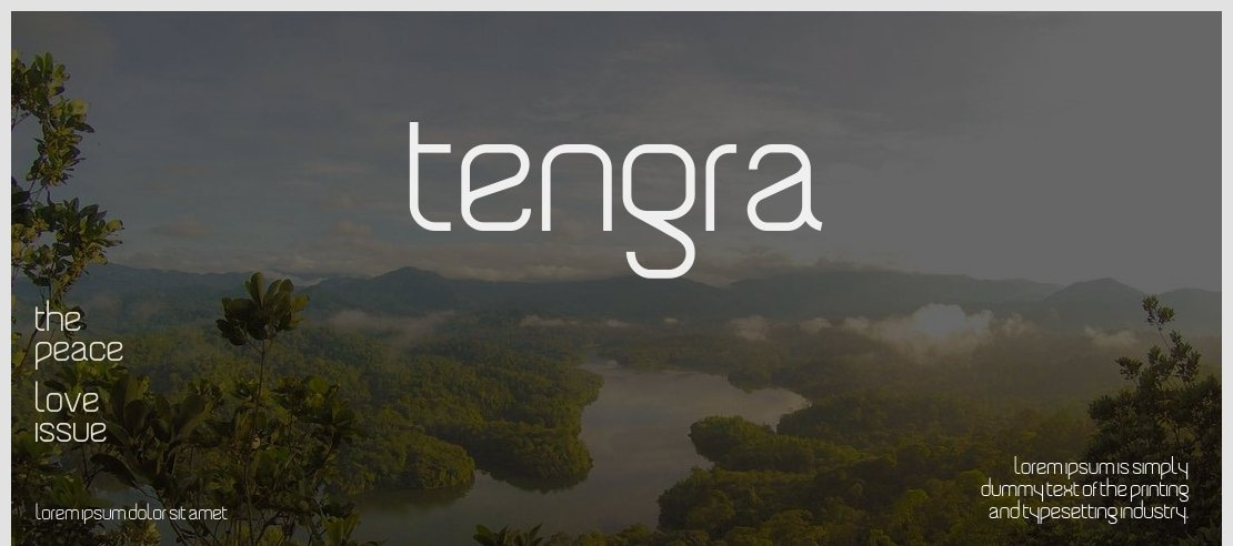 Tengra Font