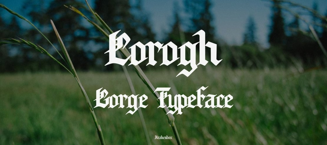 Corogh Gorge Font Family