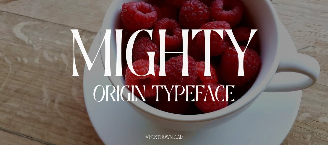 Mighty Origin Font