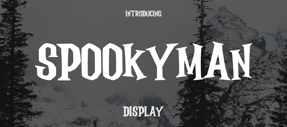 Spookyman Font