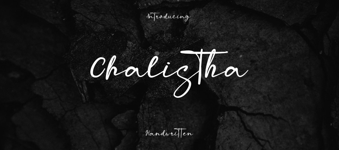 Chalistha Font