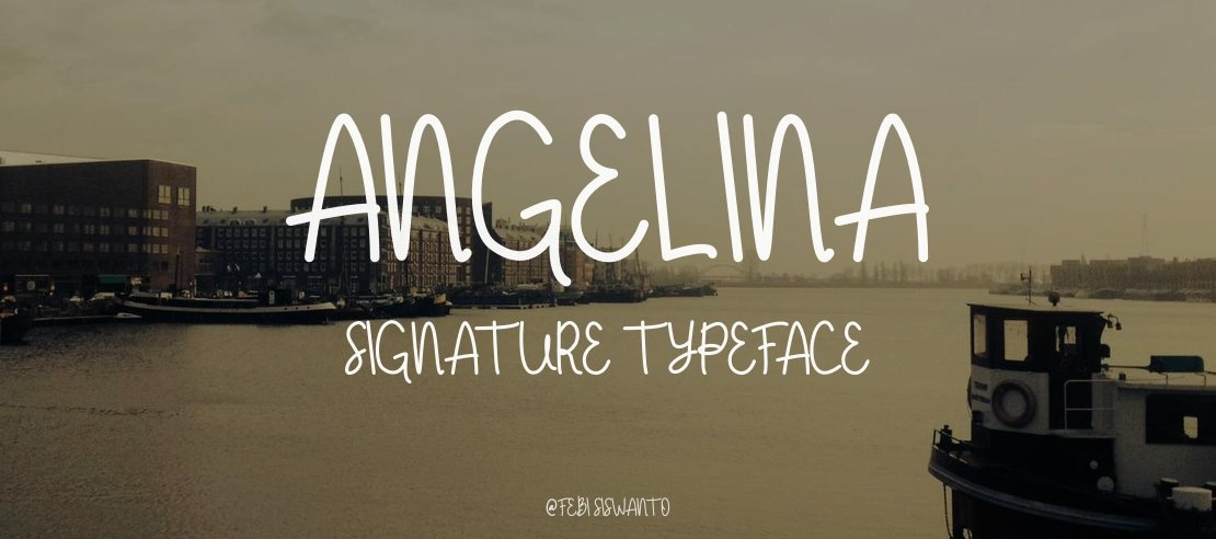 Angelina Signature Font