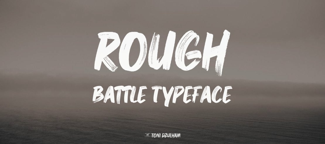 Rough Battle Font