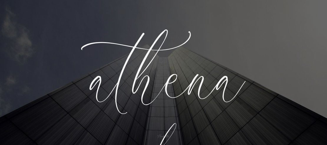 athena modern Font